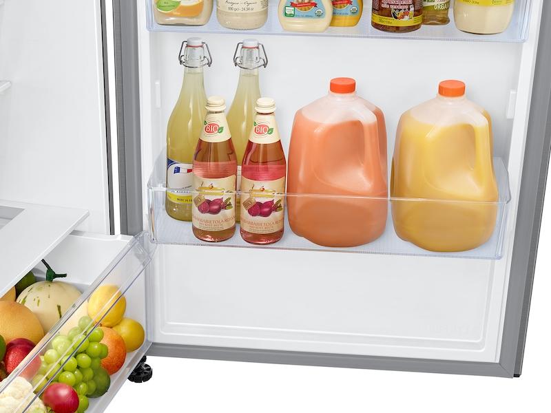 Samsung RT16A6195SR 15.6 cu. ft. Top Freezer Refrigerator with All-Around Cooling in Stainless Steel - Image 7