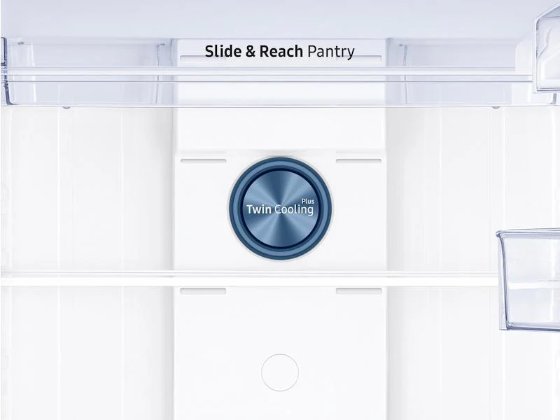 Samsung RT18M6215SG 18 cu. ft. Top Freezer Refrigerator with FlexZone™ and Ice Maker in Black Stainless Steel - Image 7