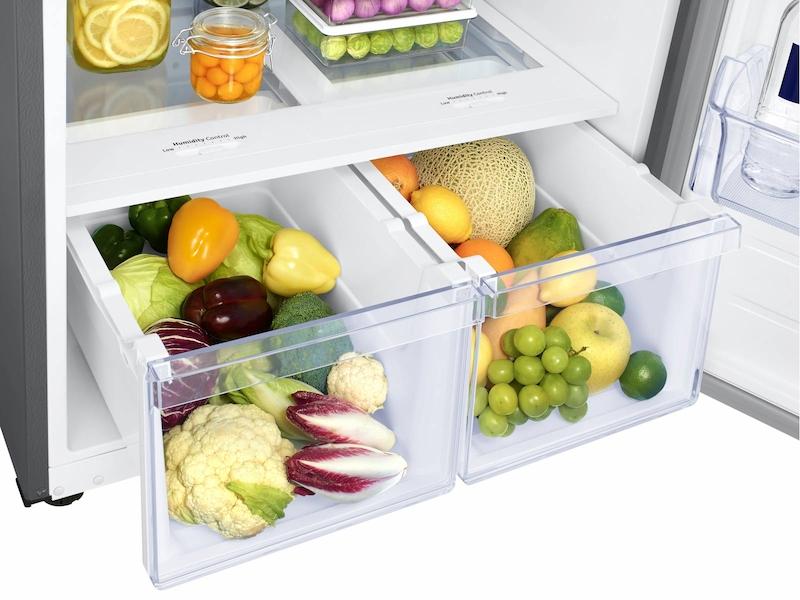 Samsung 21 cu. ft. Top Freezer Refrigerator with FlexZone™ in Stainless Steel - Image 7