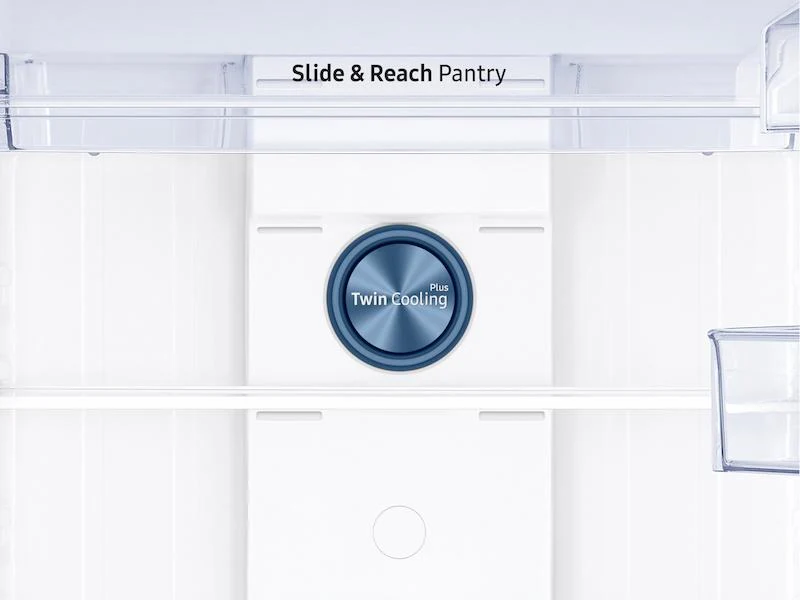Samsung RT21M6215SR 21 cu. ft. Top Freezer Refrigerator with FlexZone™ and Ice Maker in Stainless Steel - Image 6
