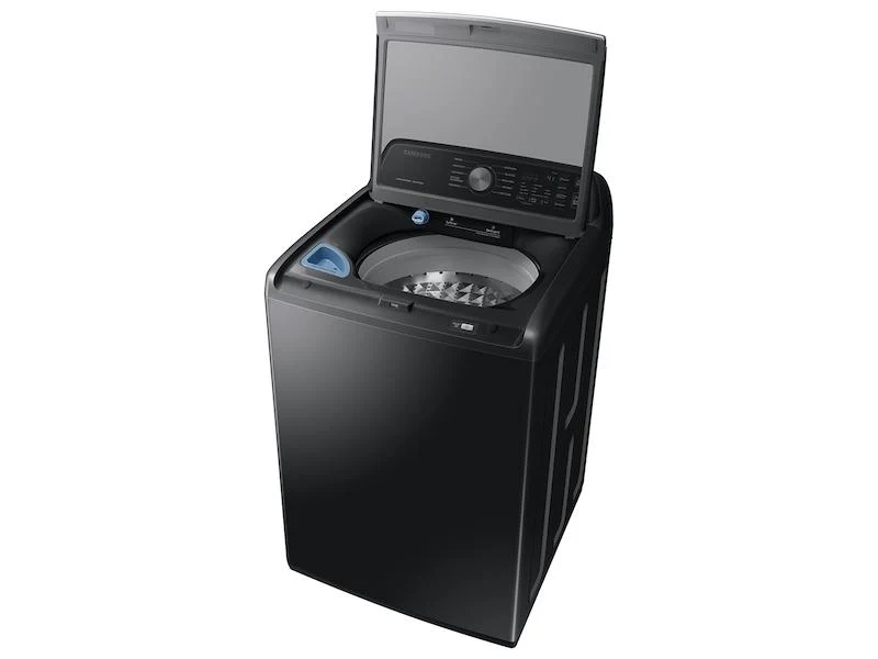 Samsung WA45T3400AV 4.5 cu. ft. Capacity Top Load Washer with Active WaterJet in Brushed Black - Image 5