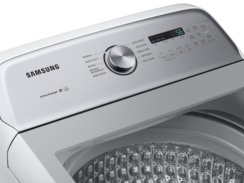 Samsung WA50R5200AW 5.0 cu. ft. Top Load Washer with Active WaterJet in White - Image 3