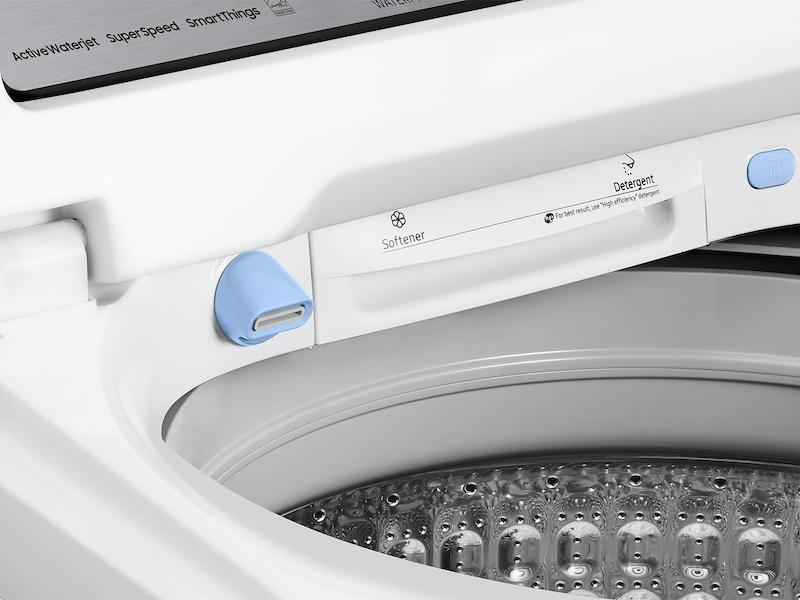 Samsung WA51DG5505AW 5.1 cu. ft. Large Capacity Smart Top Load Washer with ActiveWave™ Agitator and Super Speed Wash in White - Image 9