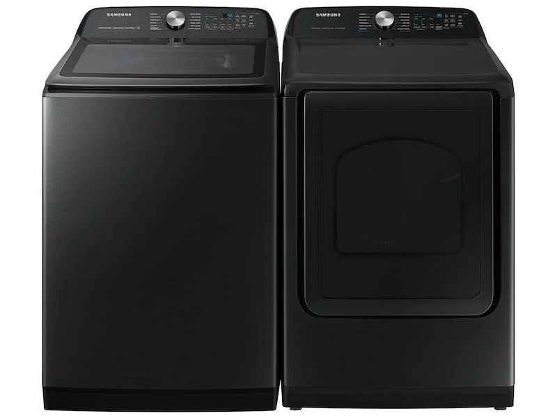 5.2 cu. ft. Large Capacity Smart Top Load Washer with Super Speed Wash in Brushed Black - Image 7