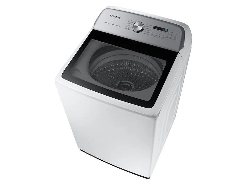 Samsung WA54CG7105AWUS 5.4 cu. ft. Extra-Large Capacity Smart Top Load Washer with ActiveWave™ Agitator and Super Speed Wash in White - Image 6