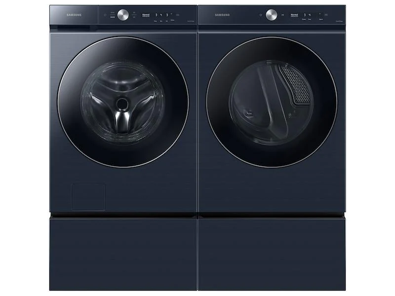 Samsung WE502ND Bespoke 27" Laundry Pedestal with Storage Drawer in Brushed Navy - Image 3