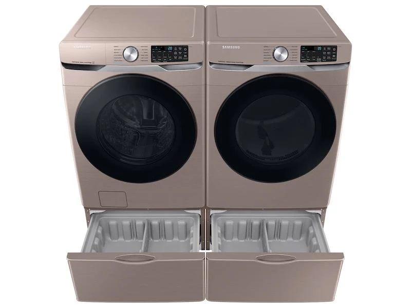 Samsung 4.5 cu. ft. Large Capacity Smart Front Load Washer with Super Speed Wash - Champagne - Image 9
