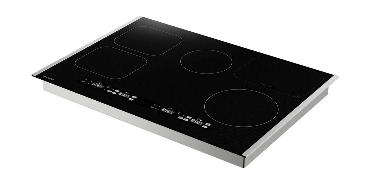 SCH3043GB Sharp 30 in. Induction Cooktop with Side Accessories - Image 2