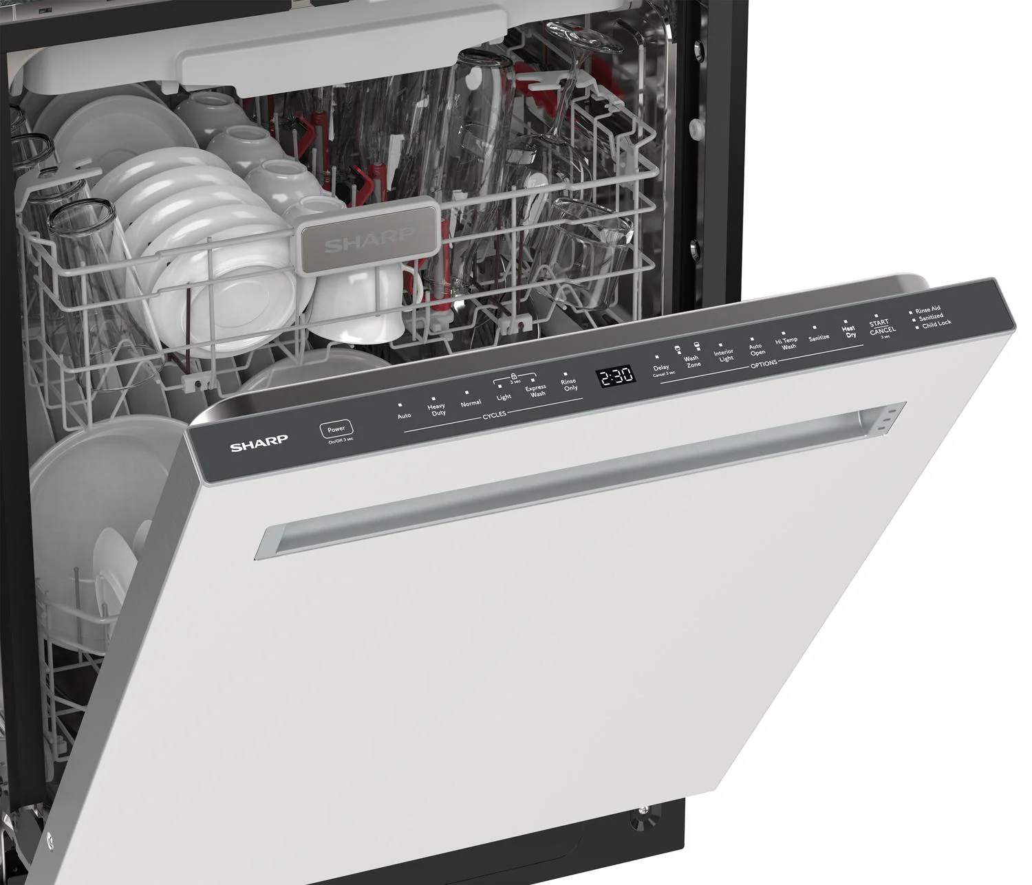 Sharp SDW6768SMS 24 in. Stainless Steel Dishwasher - Image 4