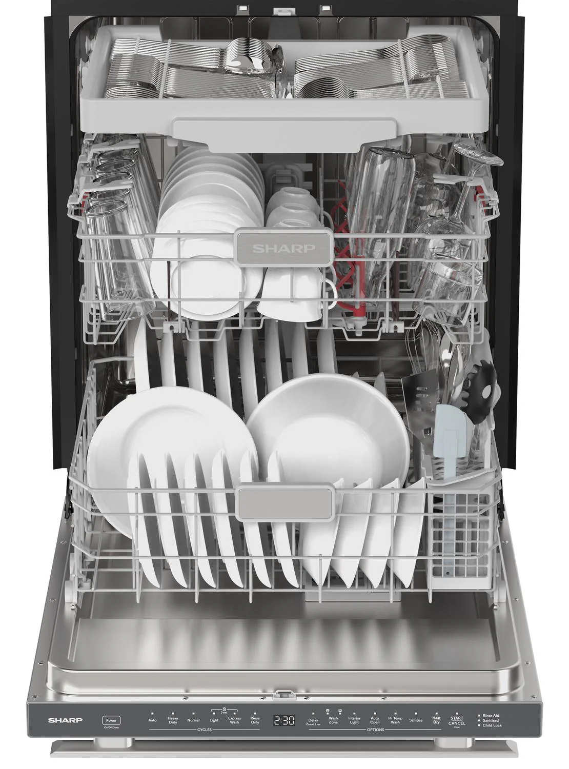 Sharp SDY6768SMS 24 in. Stainless Steel Dishwasher - Image 3