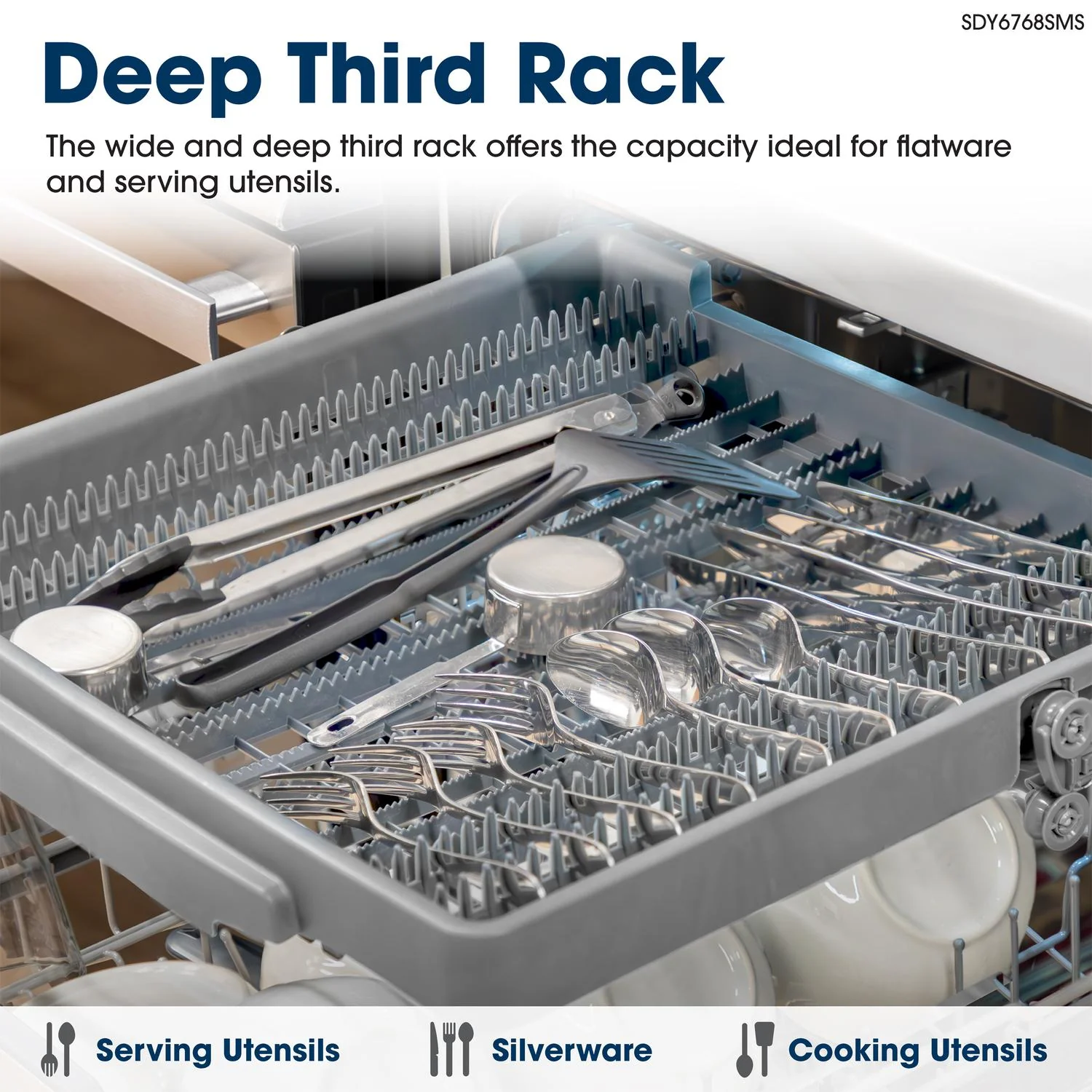 Sharp SDY6768SMS 24 in. Stainless Steel Dishwasher - Image 6