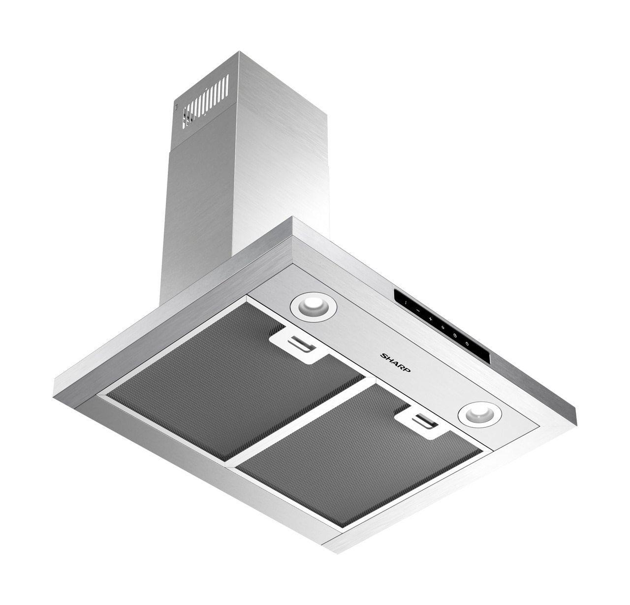 Sharp SHC2432FS 24 in. Wall Mount Chimney Range Hood - Image 4