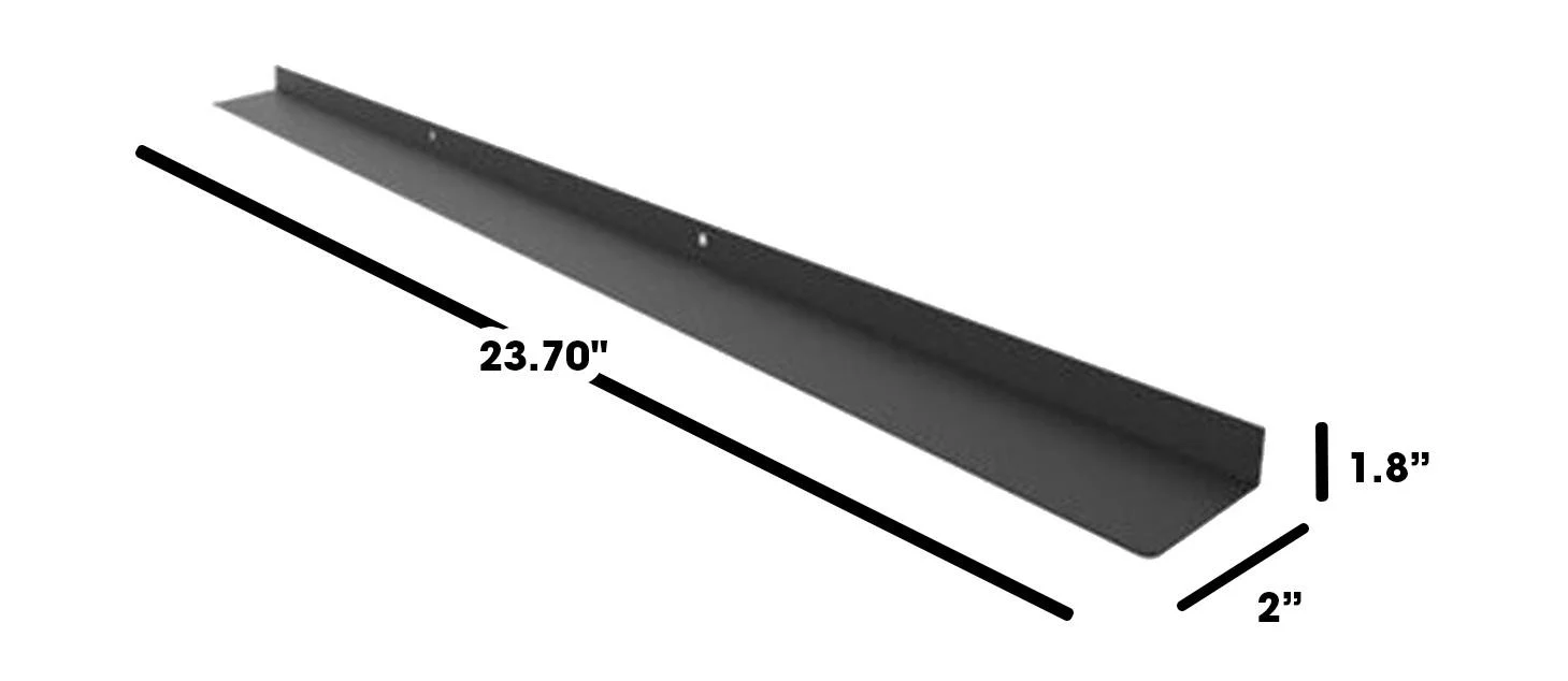 Sharp SKMD24F0AH 24 in. Black Stainless Steel Flush Mount Deflector for SMD2470AH - Image 6