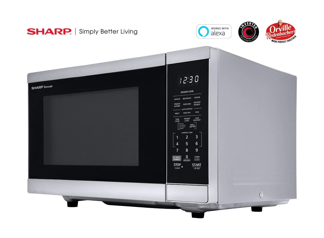 Sharp SMC1469HS 1.4 cu. ft. Smart Countertop Microwave Oven - Image 7