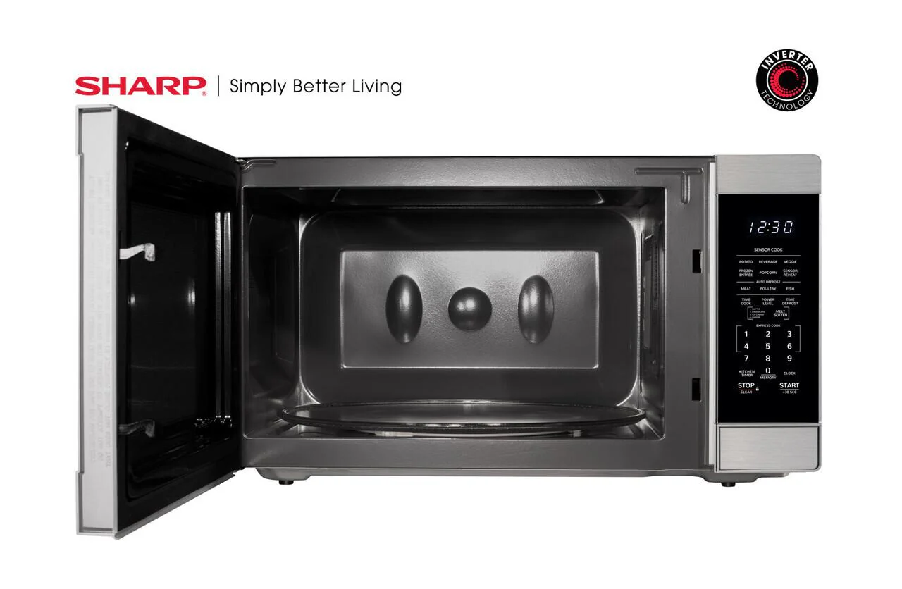 Sharp SMC2266HS 2.2 cu. ft. XL Countertop Microwave Oven - Image 2