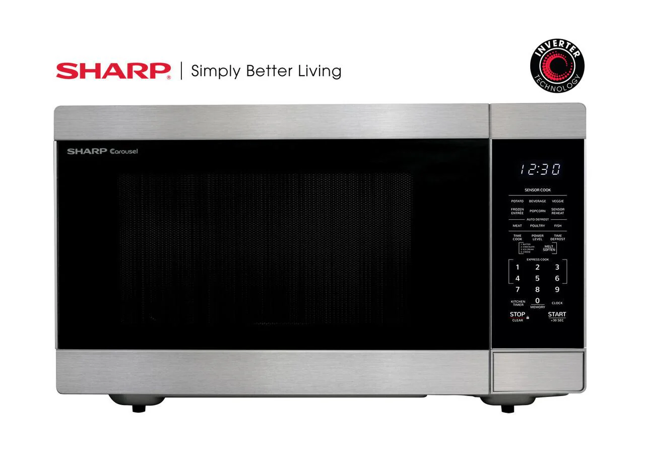 Sharp SMC2266HS 2.2 cu. ft. XL Countertop Microwave Oven - Image 5