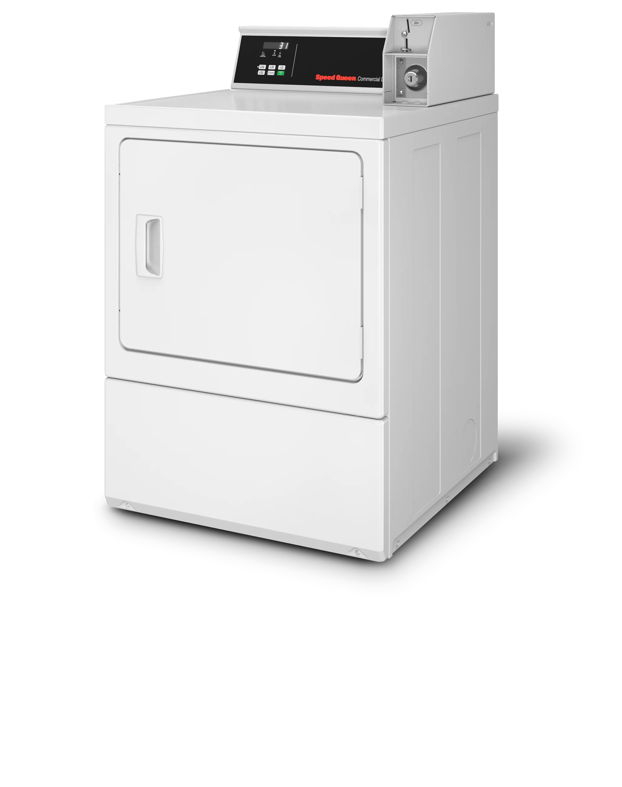 Speed Queen DV6000WE Light Commercial Coin Drop Top Load Matching Dryer - Electric - Image 3