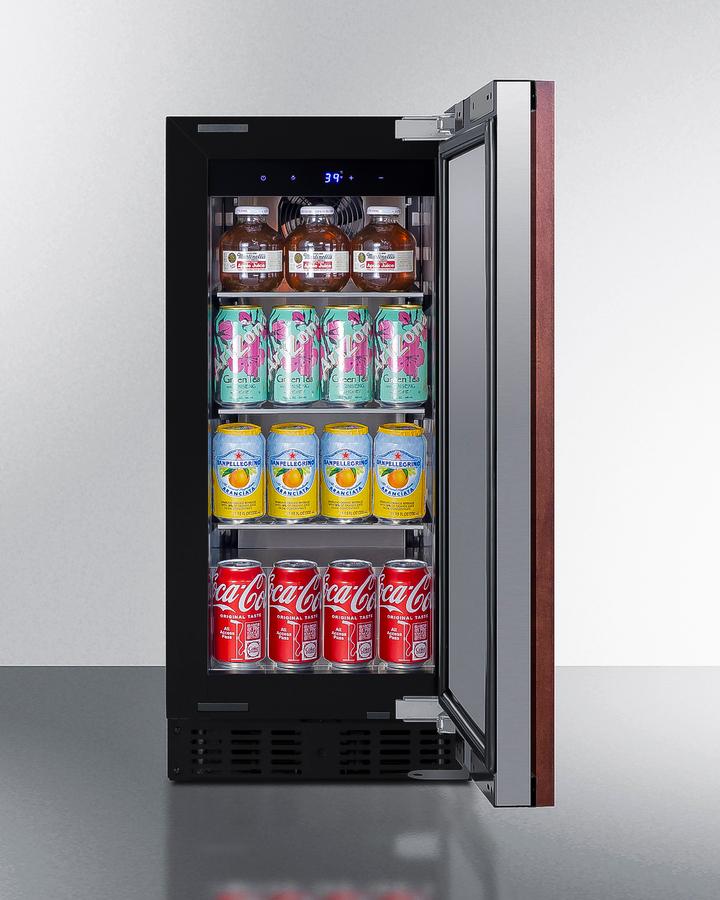 Summit ASDS1523IF 15" Wide Built-in All-refrigerator, ADA Compliant - Image 2