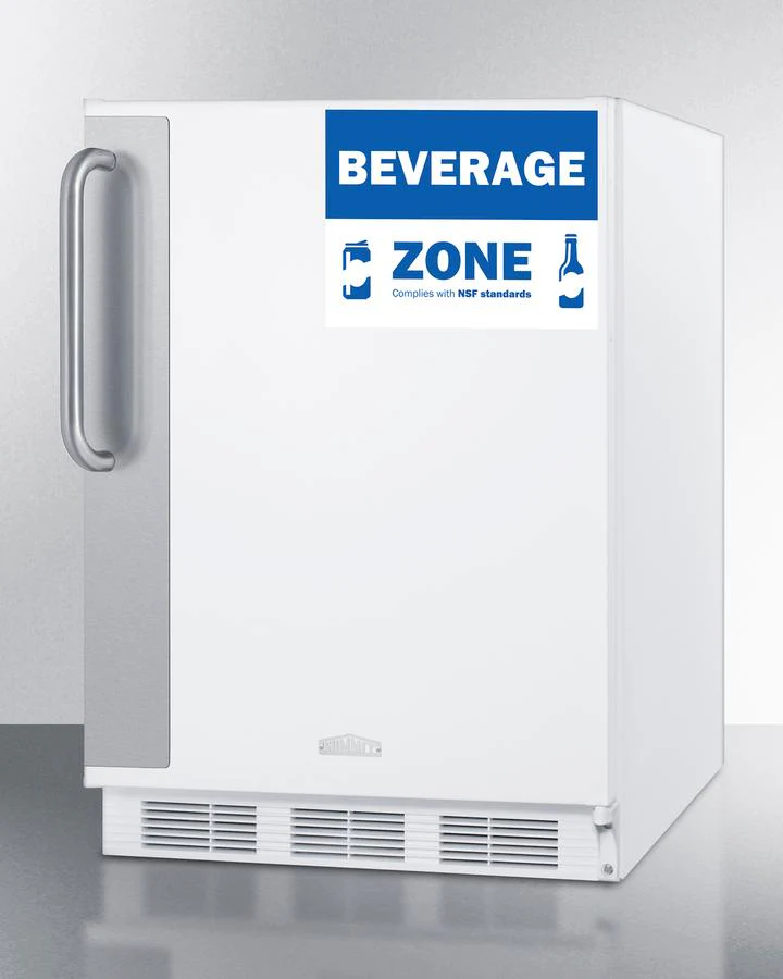 Summit FF6W7BZADA 24" Wide All-refrigerator, ADA Height - Image 2