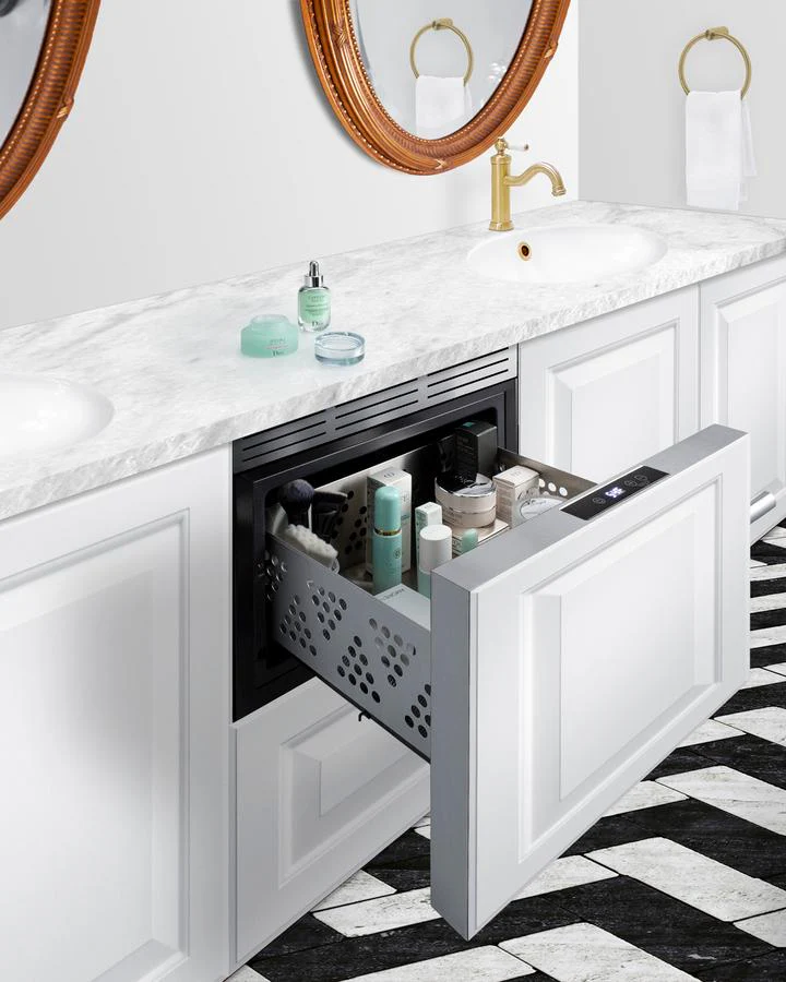 Summit LX1D 18" Wide Built-in Beautifridge Cosmetics Refrigerated Drawer - Image 7
