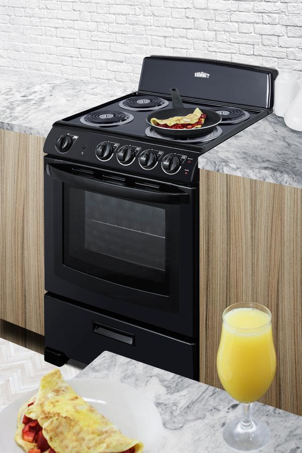 Summit RE2413B 24" Wide Electric Coil Range - Image 7