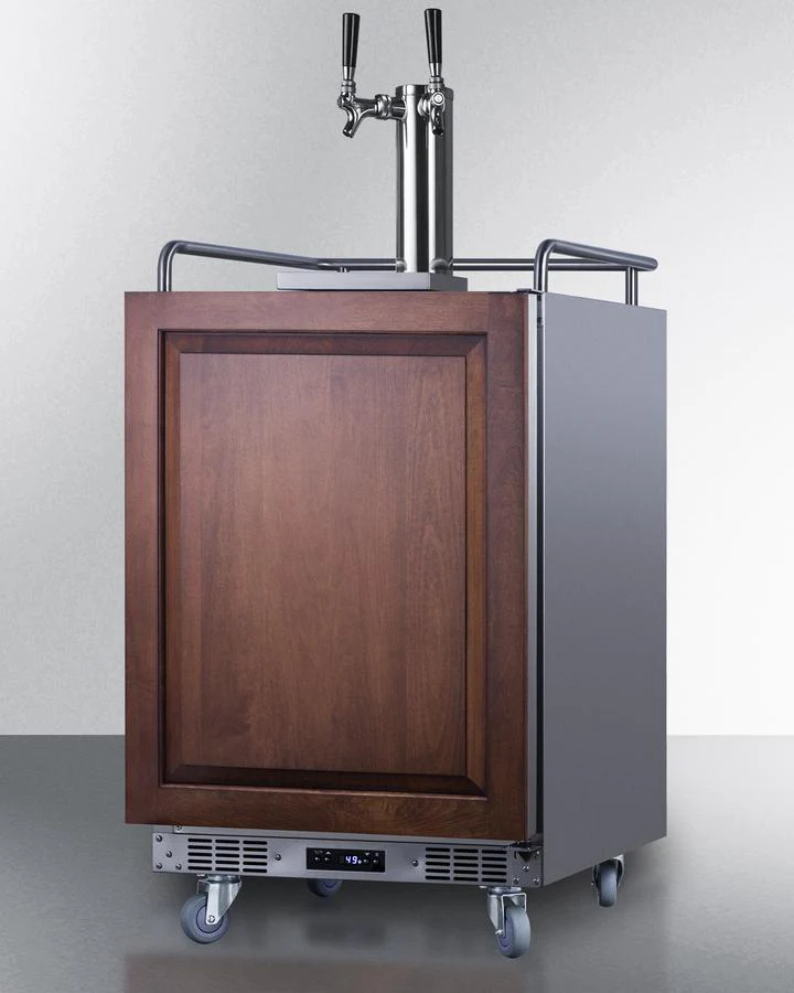 Summit SBC682PNRCFTWIN 24" Wide Built-in Cold Brew Coffee Kegerator (panel Not Included) - Image 2