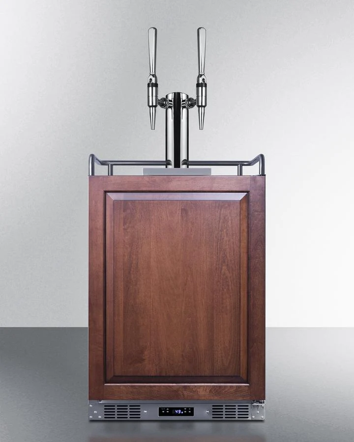 Summit SBC682PNRNCFTWIN 24" Wide Built-in Nitro Coffee Kegerator (panel Not Included) - Image 6