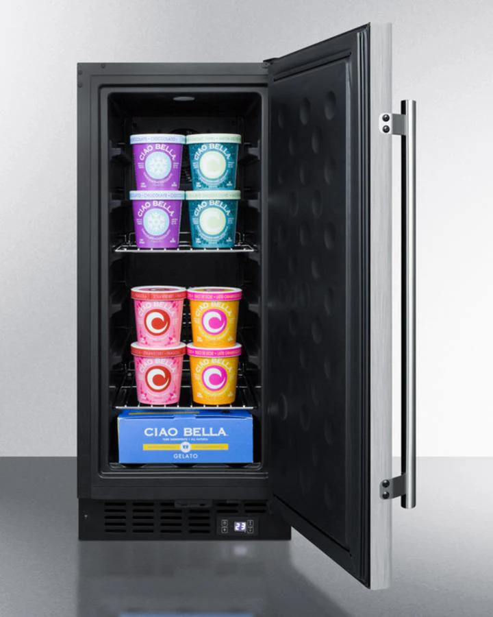 Summit SCFF1533BCSS 15" Built-in All-freezer - Image 4