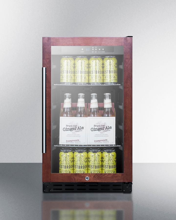 Summit SCR1841BPNRADA 18" Wide Built-in Beverage Center, ADA Compliant (panel Not Included) - Image 3