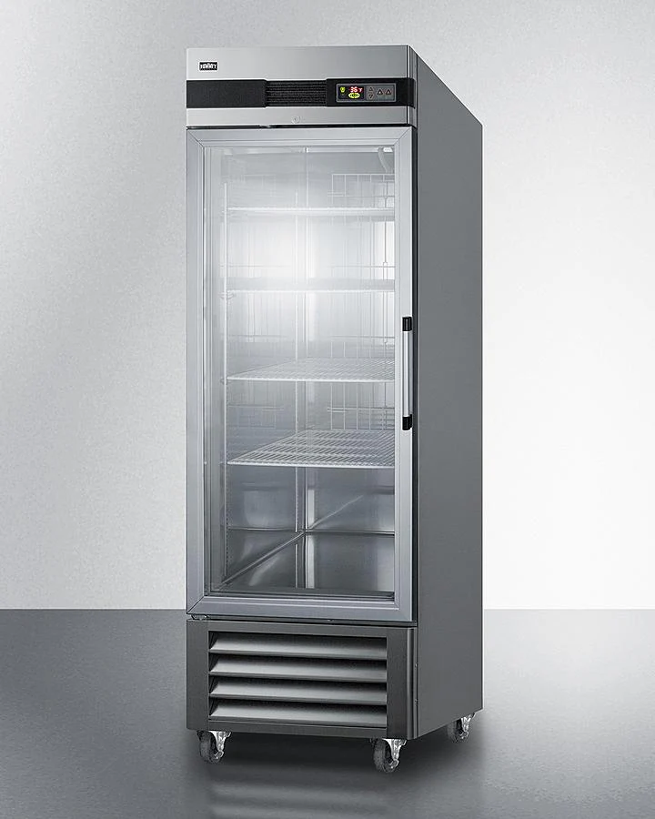 Summit SCR23SSGLH 23 CU.FT. Reach-in Refrigerator - Image 2