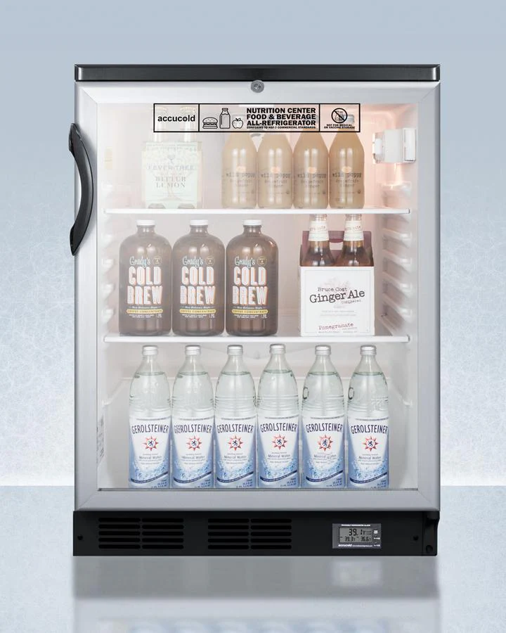 Summit SCR600BGLNZ 24" Wide All-refrigerator - Image 3
