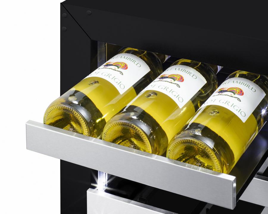 Summit SDHW1532PNRLHD 15" Wide Built-in Wine Cellar (panel Not Included) - Image 4