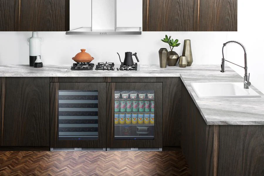 Summit SDHW2442PNR 24" Wide Built-in Wine Cellar (panel Not Included) - Image 8