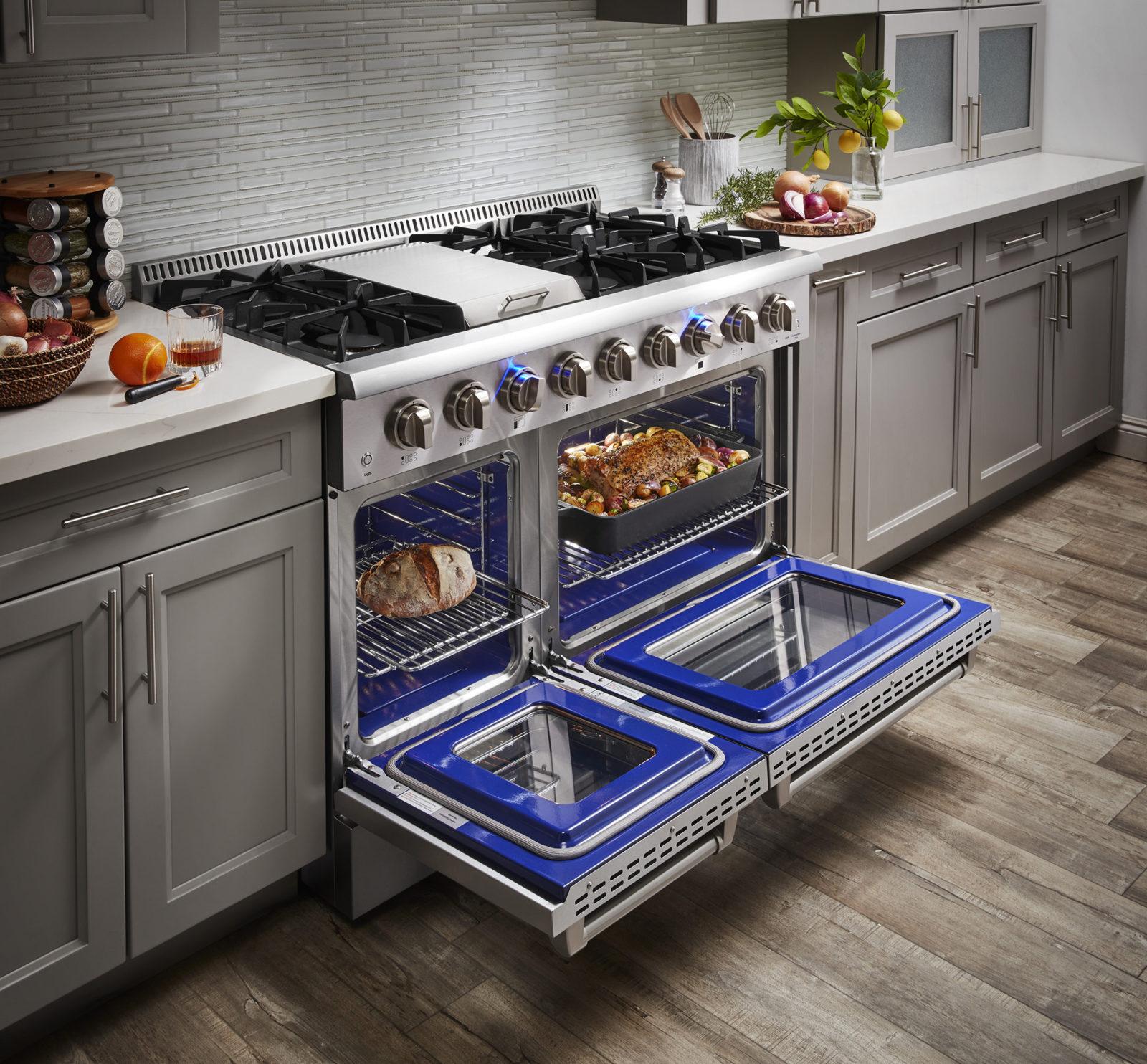 HRD4803U Thor Kitchen 48 Inch Dual Fuel Range In Stainless Steel - Professional - Image 5