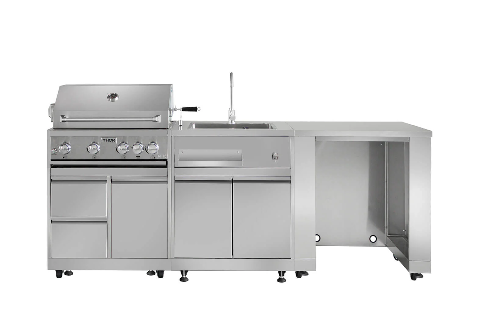 MK03SS304 Thor Kitchen Outdoor Kitchen BBQ Grill Cabinet In Stainless Steel - Image 4