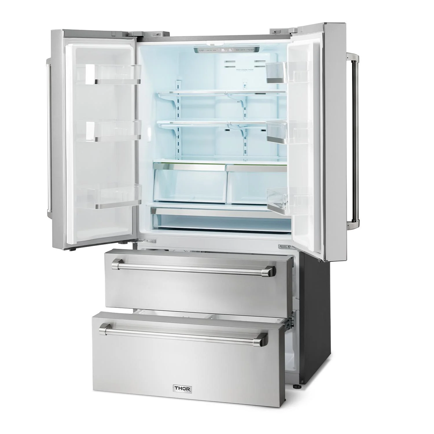 TRF3602 Thor Kitchen 36 Inch Professional French Door Refrigerator With Freezer Drawers - Model Trf3602 - Image 5