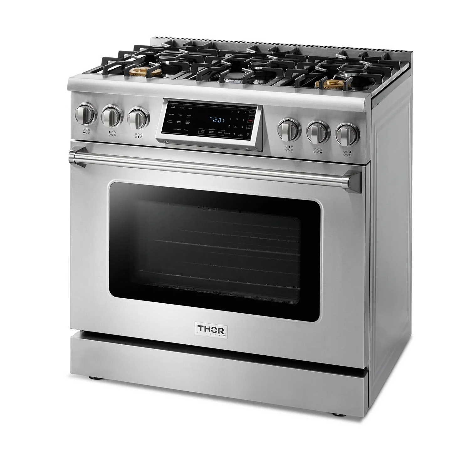 TRG3601 Thor Kitchen 36-inch Tilt Panel Gas Range - Professional - Image 4