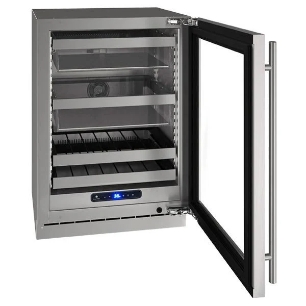 U-Line UHBV524SG01A Hbv524 24" Beverage Center With Stainless Frame Finish and Field Reversible Door Swing (115 V/60 Hz) - Image 3