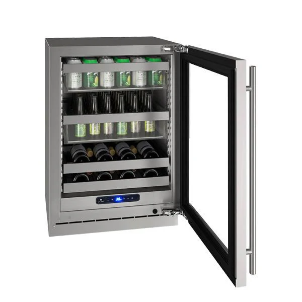 U-Line UHBV524SG41A Hbv524 24" Beverage Center With Stainless Frame Finish and Right-hand Hinge Door Swing and Lock (115 V/60 Hz) - Image 4
