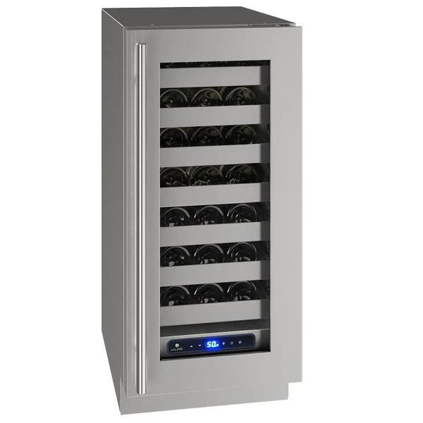 U-Line UHWC515SG01A Hwc515 15" Wine Refrigerator With Stainless Frame Finish and Field Reversible Door Swing (115 V/60 Hz) - Image 2