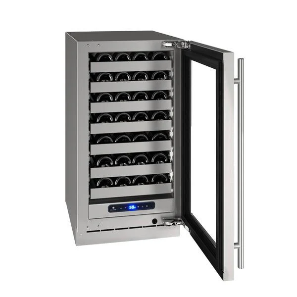 U-Line UHWC518SG01A Hwc518 18" Wine Refrigerator With Stainless Frame Finish and Field Reversible Door Swing (115 V/60 Hz) - Image 3