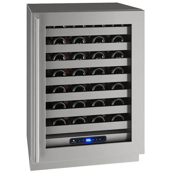 U-Line UHWC524SG41A Hwc524 24" Wine Refrigerator With Stainless Frame Finish and Right-hand Hinge Door Swing and Lock (115 V/60 Hz) - Image 2