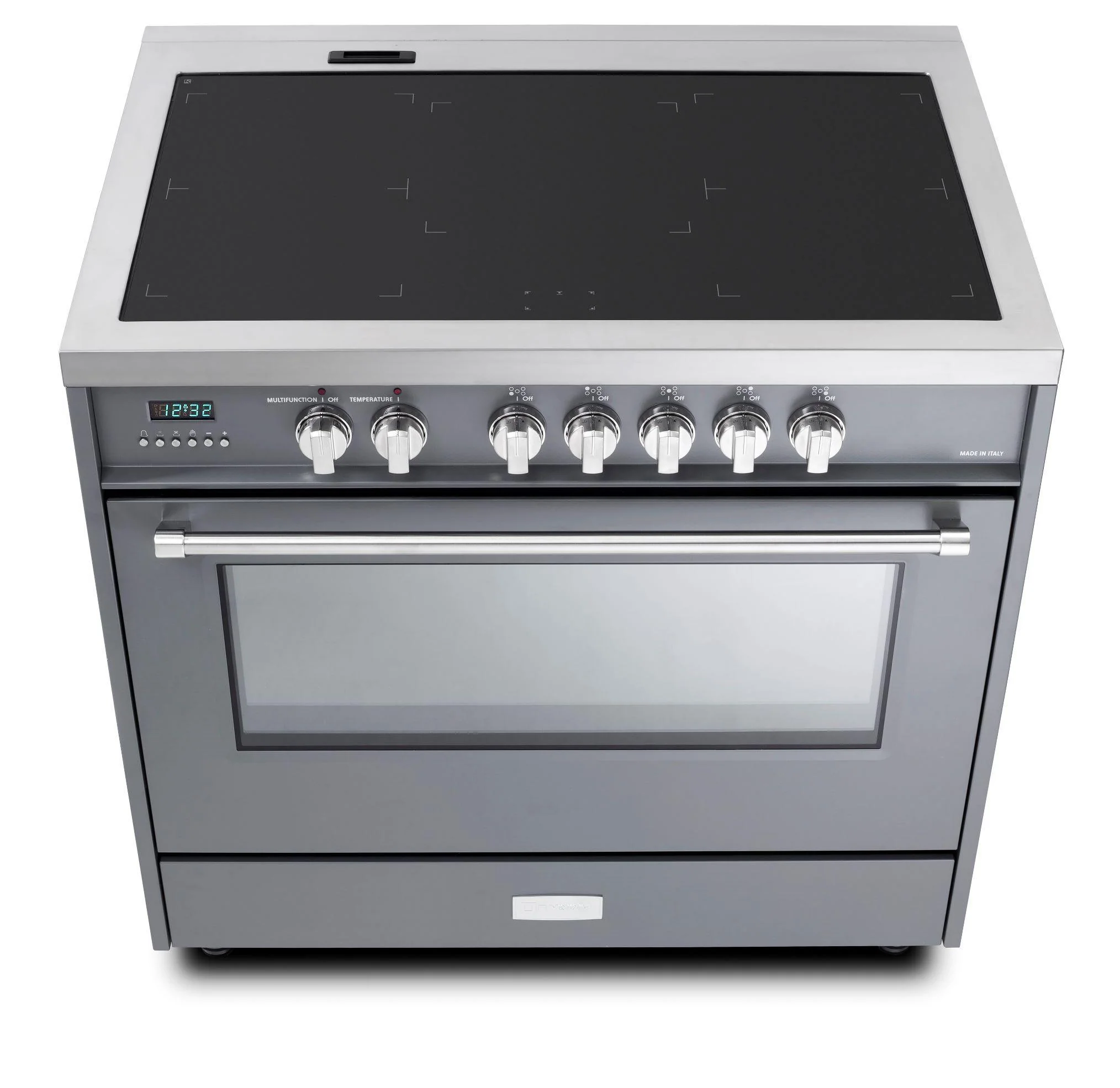 Verona VDFSIE365SG Designer 36" Induction Single Oven Range - Slate Gray - Image 6
