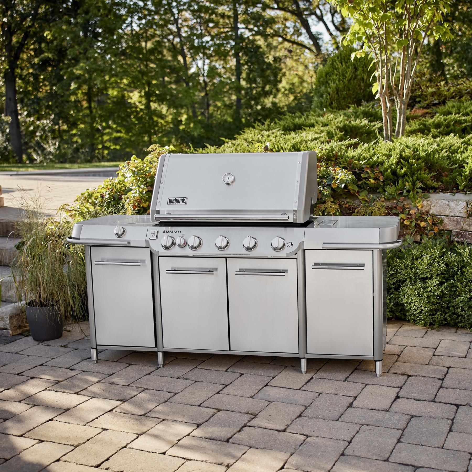Weber 1500091 Summit® GC38 S Grill Center (Liquid Propane) - Stainless Steel - Image 5
