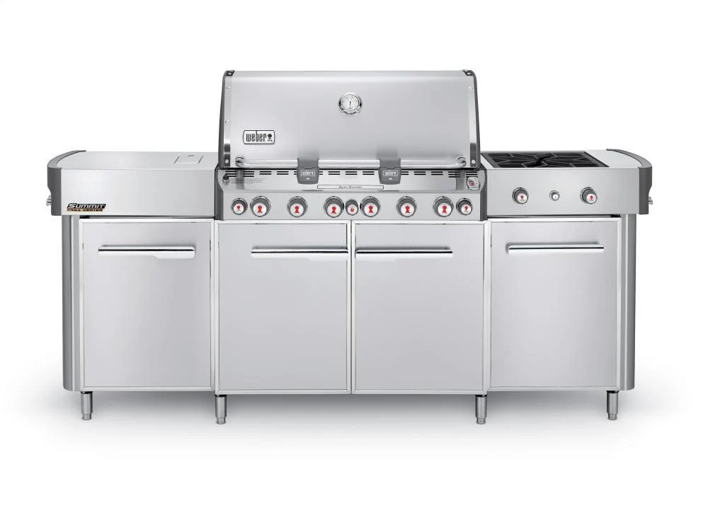 SUMMIT® GRILL CENTER LP GAS - STAINLESS STEEL