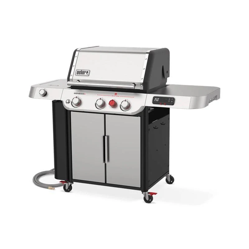 Weber 37600001 Genesis SX-335 Smart Gas Grill (Natural Gas) - Stainless Steel - Image 2