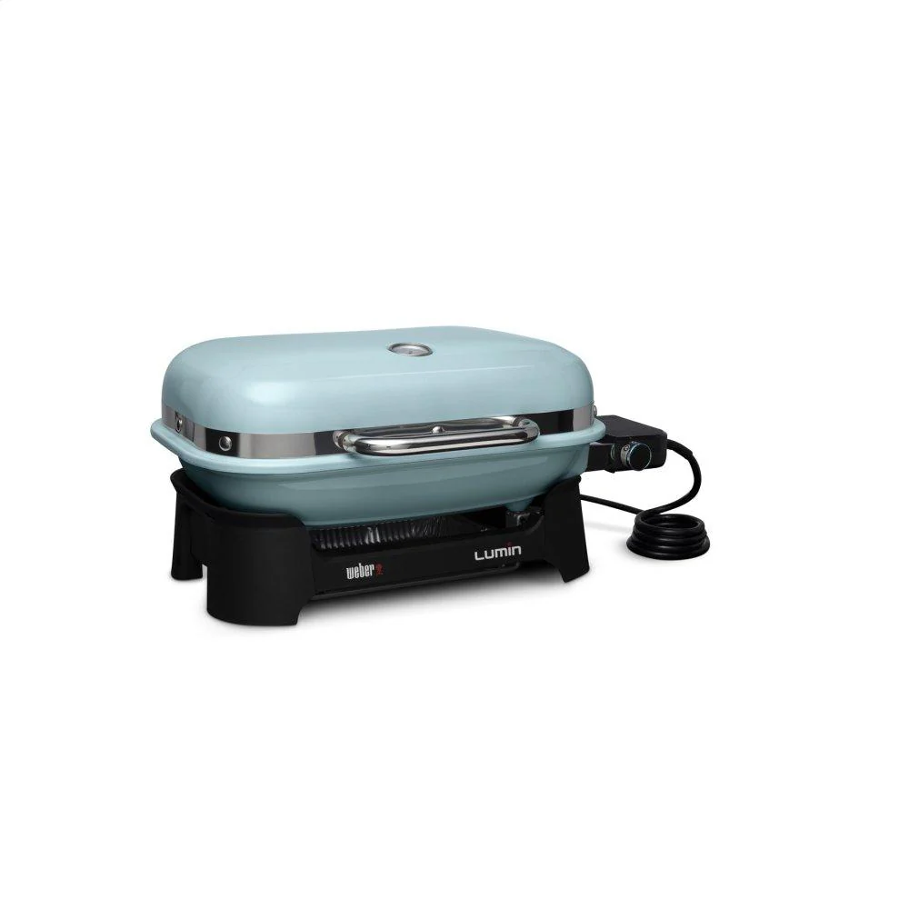 Weber 91400901 Lumin Compact Electric Grill - Ice Blue - Image 3