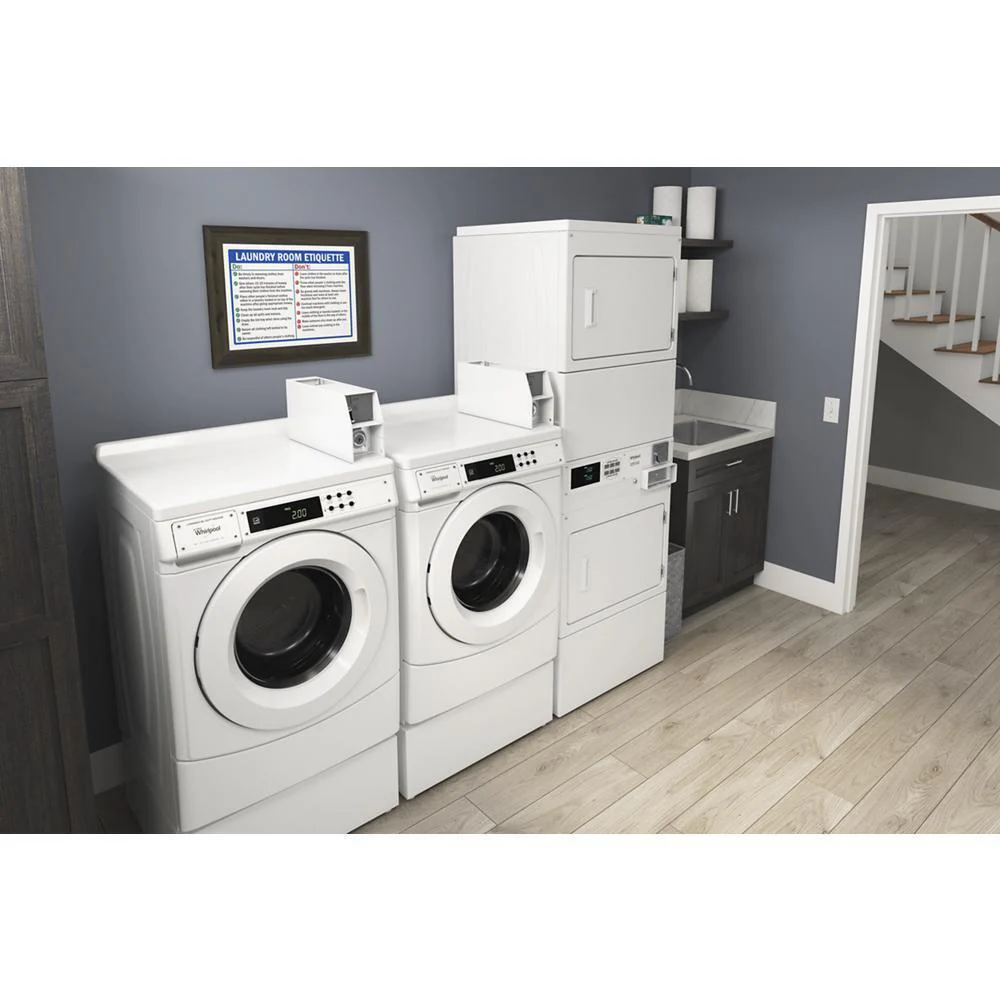 Whirlpool CSP2941HQ Commercial Gas Stack Dryer, Coin-Drop Equipped - Image 4