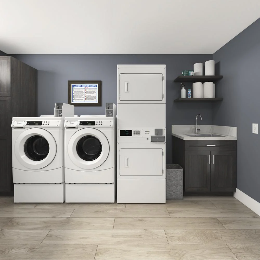 Whirlpool CSP2941HQ Commercial Gas Stack Dryer, Coin-Drop Equipped - Image 6