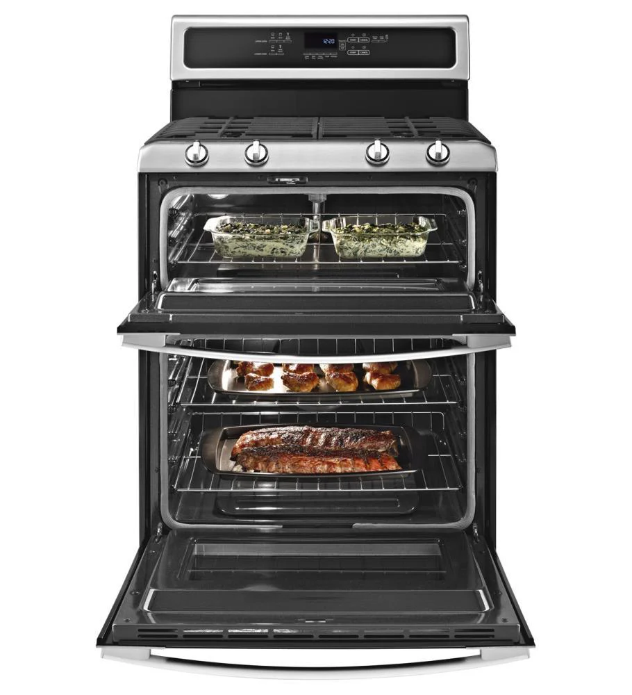 Whirlpool GGG388LXB 30-inch Self-Cleaning Double Oven Freestanding Gas Range - Image 3